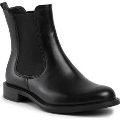 Sztyblety ECCO - Sartorelle 25 26650301001 Black. Czarne kozaki damskie ecco, ze skóry, bez obcasa, na obcasie, bez zapięcia. W wyprzedaży za 499,00 zł.