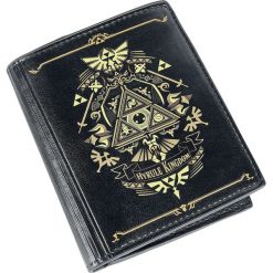 The Legend Of Zelda Hyrule Kingdom Portfel czarny/złoty. Czarne portfele męskie The Legend Of Zelda, z nadrukiem. Za 99,90 zł.