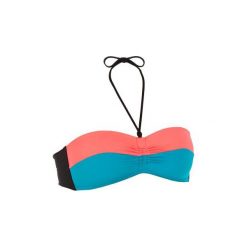 Góra kostiumu kąpielowego LAETI COLORBLOCK damska. Czarne t-shirty damskie OLAIAN, bez wzorów, z elastanu, bez rękawów. Za 49,99 zł.