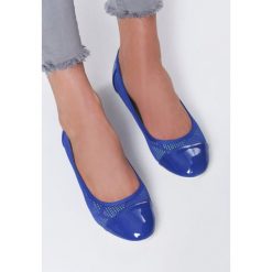 Niebieskie Baleriny Non Verba. Niebieskie baleriny damskie Renee, bez wzorów, bez obcasa. Za 29,99 zł.