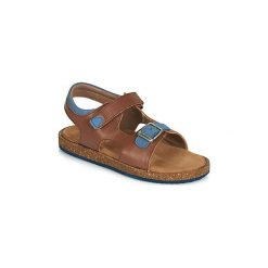 Sandały Dziecko Kickers FUNKYO. Pomarańczowe sandały chłopięce Kickers, bez zapięcia. Za 181,30 zł.