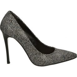 Czółenka - 5043 904 MUL. Czarne buty ślubne damskie Venezia, ze skóry. Za 169,00 zł.