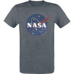NASA NASA Circle Logo T-Shirt ciemnoszary. Szare t-shirty męskie z nadrukiem marki NASA, m, z okrągłym kołnierzem. Za 79,90 zł.