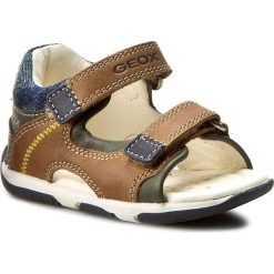 Sandały męskie: Sandały GEOX – B San.Tapuz B. A B720XA 0CL85 C5GF4 Caramel/Navy