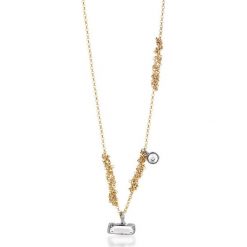 Naszyjnik - srebro 925, Swarovski. Szare naszyjniki damskie marki W.KRUK, srebrne. Za 499,00 zł.
