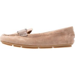 Calvin Klein LORELLA Mokasyny tobacco. Brązowe półbuty damskie Calvin Klein, z weluru. Za 459,00 zł.