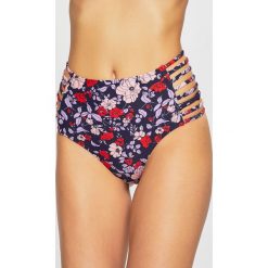 Pieces - Figi kąpielowe. Niebieskie stroje kąpielowe damskie Pieces, xl, bez wzorów, z elastanu. Za 89,90 zł.