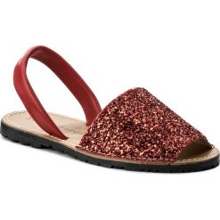 Sandały SERGIO BARDI - Ambra SS127317618AB 634. Czerwone klapki damskie Sergio Bardi, bez wzorów, ze skóry, bez obcasa. W wyprzedaży za 119,00 zł.