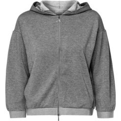 Bluza z kapturem DEHA EXPRESSION. Szare bluzy damskie Deha, bez wzorów, z dzianiny, bez rękawów, z kapturem. Za 690,00 zł.