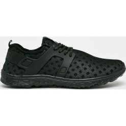 Big Star - Buty. Czarne sneakersy męskie BIG STAR, ze skóry, na sznurówki. W wyprzedaży za 69,90 zł.