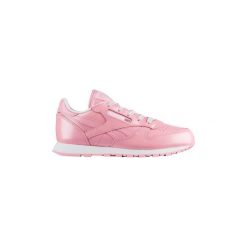 Buty Dziecko Reebok Sport CLASSIC LEATHER - GIRLS' PRESCHOOL. Różowe trampki dziewczęce Reebok Sport, bez wzorów, bez zapięcia. Za 211,51 zł.