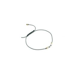 Bransoletka Kamień Księżycowy Sznurek złoto. Szare bransoletki damskie Brazi druse jewelry, z nylonu, z kamieniem księżycowym, złote. Za 70,00 zł.