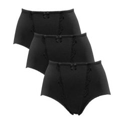 Cellbes Figi 3 Pack czarny female czarny 62/64. Czarne majtki damskie Cellbes, z bawełny. Za 135,00 zł.