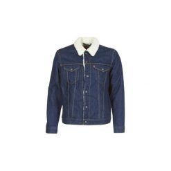 Kurtki jeansowe Levis TYPE 3 SHERPA TRUCKER. Niebieskie kurtki męskie Levi's®, s, bez wzorów, z jeansu, bez kaptura. Za 455,20 zł.