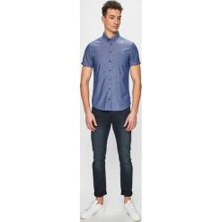 Blend - Koszula. Niebieskie koszule męskie Blend, s, w kwiaty, z bawełny, casualowe, button down, z krótkim rękawem. W wyprzedaży za 49,90 zł.