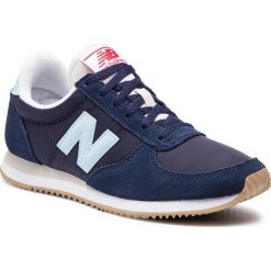 Sneakersy NEW BALANCE - WL220CRC Granatowy. Niebieskie półbuty damskie New Balance, ze skóry. W wyprzedaży za 209,00 zł.