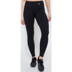 Legginsy: Legginsy treningowe damskie SPDF204 – czarny – 4F
