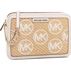 Torebka MICHAEL MICHAEL KORS - Jet Set 32S0GJ6C3W Lt Crm Multi. Brązowe listonoszki damskie MICHAEL Michael Kors, bez wzorów, ze skóry, eleganckie, bez dodatków. W wyprzedaży za 609,00 zł.