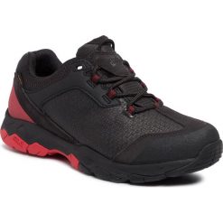 Trekkingi JACK WOLFSKIN - Rock Hunter Texapore Low M 4032431 Black/Red. Czarne trapery męskie Jack Wolfskin, z zamszu, bez zapięcia, trekkingowe. W wyprzedaży za 319,00 zł.