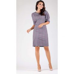Purpurowa Stylowa Sukienka z Kimonowym Rękawem. Fioletowe sukienki balowe marki Molly.pl, na spotkanie biznesowe, l, oversize. W wyprzedaży za 124,53 zł.