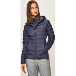 Columbia - Kurtka puchowa. Czerwone kurtki damskie Columbia, s, bez wzorów, z poliesteru, krótkie, z kapturem. W wyprzedaży za 499,90 zł.