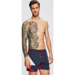 EA7 Emporio Armani - Kąpielówki. Niebieskie kąpielówki męskie EA7 Emporio Armani, xl, bez wzorów, z poliesteru. Za 279,90 zł.