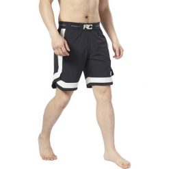Reebok Szorty Czarny. Czarne spodenki i szorty męskie Reebok, bez wzorów, z elastanu. Za 138,95 zł.
