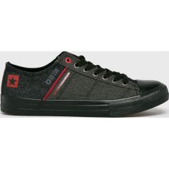 Big Star - Tenisówki. Szare trampki męskie marki BIG STAR, bez wzorów, z gumy, retro, na sznurówki. Za 99,90 zł.