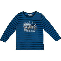 Koszulka "Patrol" w kolorze czarno-niebieskim. Niebieskie t-shirty chłopięce Salt and Pepper, w paski, z bawełny, bez rękawów. W wyprzedaży za 37,95 zł.