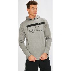 Under Armour - Bluza Tech Terr. Szare bluzy męskie marki Under Armour, s, z nadrukiem, z poliesteru, z kapturem. W wyprzedaży za 199,90 zł.
