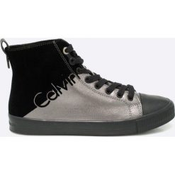 Calvin Klein Jeans - Trampki. Czarne trampki i tenisówki damskie marki Calvin Klein Jeans, z jeansu. W wyprzedaży za 319,90 zł.