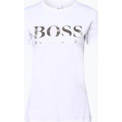 BOSS Casual - T-shirt damski – Teglamour, biały. Białe t-shirty damskie BOSS Casual, xl, bez wzorów, casualowe, bez kołnierzyka. Za 219,95 zł.