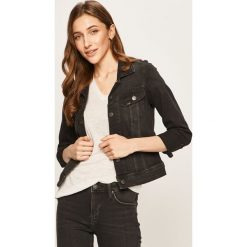 Lee - Kurtka jeansowa. Czarne kurtki damskie Lee, s, z elastanu, krótkie. Za 399,90 zł.