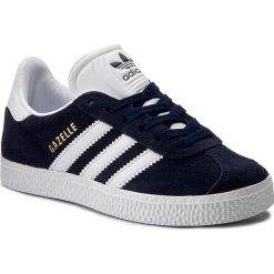 Buty adidas - Gazelle C BY9162 Conavy/Ftwwht/Ftwwht. Niebieskie półbuty chłopięce Adidas, na sznurówki. W wyprzedaży za 169,00 zł.