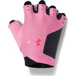 Under Armour Rękawiczki Różowy. Różowe rękawiczki damskie Under Armour, bez wzorów, z elastanu. Za 111,95 zł.