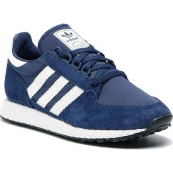 Buty adidas - Forest Grove CG5675 Conavy/Clowhi/Cblack. Niebieskie buty sportowe damskie Adidas, bez wzorów, z zamszu, sportowe. Za 329,00 zł.