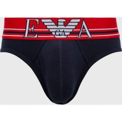 Emporio Armani - Slipy. Niebieskie slipy męskie s, z elastanu. W wyprzedaży za 89,90 zł.