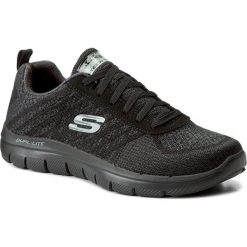 Buty SKECHERS - Golden Point 52182/BBK Black. Czarne buty fitness męskie marki Skechers, z materiału. W wyprzedaży za 209,00 zł.