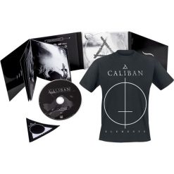 T-shirty męskie: Caliban Elements CD + Naszywka + T-Shirt standard