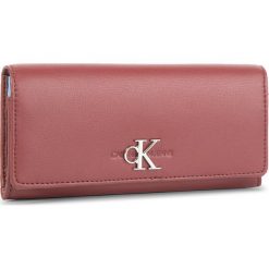 Duży Portfel Damski CALVIN KLEIN JEANS - Ckj Monogram Hw Long Fold K60K605904 VAQ. Czerwone portfele damskie Calvin Klein Jeans, bez wzorów, z jeansu. Za 299,00 zł.