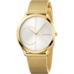 Calvin Klein Minimal Zegarek Złoty. Żółte zegarki męskie złote. Za 1191,95 zł.