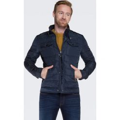Kurtka męska. Czarne kurtki męskie Wittchen, na jesień, s, bez wzorów, z poliesteru, eleganckie, bez kaptura. W wyprzedaży za 199,90 zł.