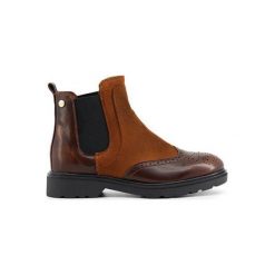 XTI botki damskie 40 brązowe. Pomarańczowe botki damskie Xti, eleganckie, bez obcasa, bez zapięcia. Za 299,00 zł.