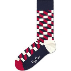 Happy Socks Filled Optic Skarpetki Wielokolorowy. Skarpetki męskie z elastanu. Za 42,95 zł.