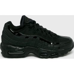 Nike Sportswear - Buty Air Max 95. Czarne buty sportowe damskie Nike Sportswear, bez wzorów, ze skóry, sportowe. W wyprzedaży za 599,90 zł.