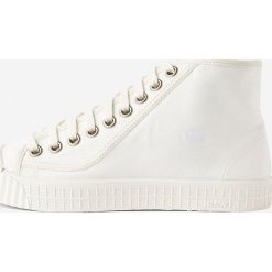 G-Star Raw - Trampki. Białe trampki męskie G-Star RAW, bez wzorów, z gumy, retro, na sznurówki. Za 349,90 zł.