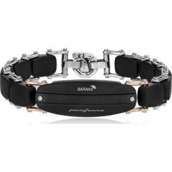 Piękna Bransoletka - au 750, stal, Brylant 0,02ct. Różowe bransoletki męskie W.KRUK, z brylantem, złote. Za 2290,00 zł.