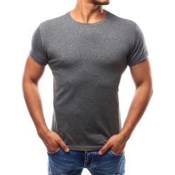 T-shirty męskie: T-shirt męski antracytowy (rx2585)