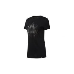 T-shirty z krótkim rękawem Reebok Sport Koszulka Motion Dot Crew. Czarne bluzki sportowe damskie Reebok Sport, l, z krótkim rękawem. Za 99,95 zł.