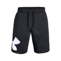 Under Armour Under Armour Rival Fleece Logo BLACK / WHITE, Mężczyźni 1329747–001 | CZARNY BIAŁY XL. Czarne spodenki i szorty męskie Under Armour, xl, bez wzorów, krótkie. Za 244,22 zł.